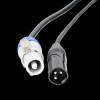 Accu Cable 12' 3Pin DMX & Power Link Cable / AC3PPCON12