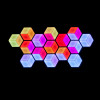 ADJ 3D Vision Plus Hexagonal LED Graphics Effect Panel