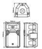 Beta 3 T12A 1100W 2-Way Full Range Powered Loudspeaker