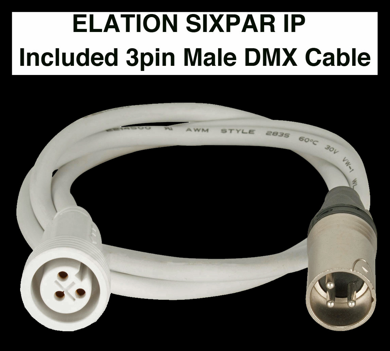 Elation SIXPAR/2MPLC Outdoor Power Verlängerungskabel, 2m