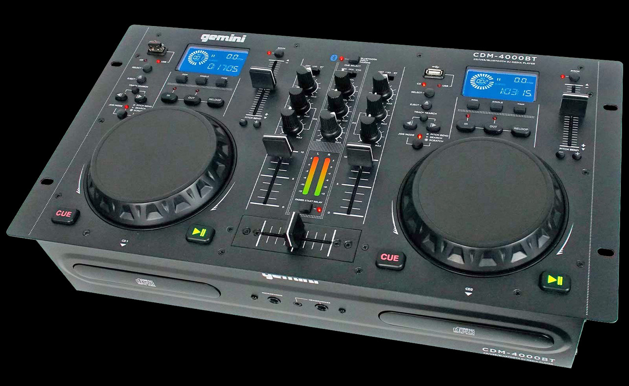 GEMINI DJ デュアルCDJ PLAYER+MIXER CDM-4000 - DJ機器