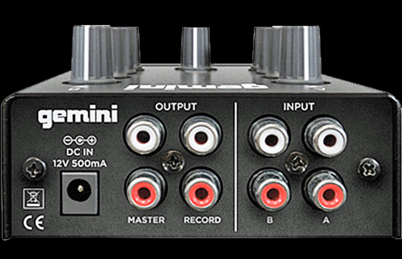 Gemini MM1 - 2-Channel Compact DJ Mixer / w Bluetooth