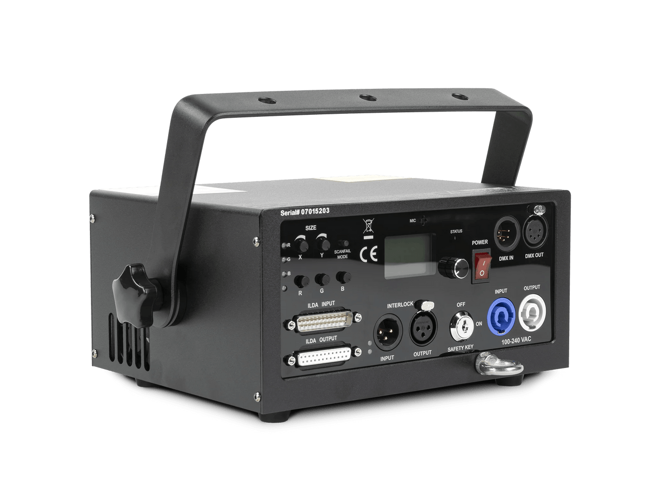 LASERUSH 5V UL1　DEMO RAW 1.7 Laser Projector — DMX & ILDA Control - Phantom Dynamics