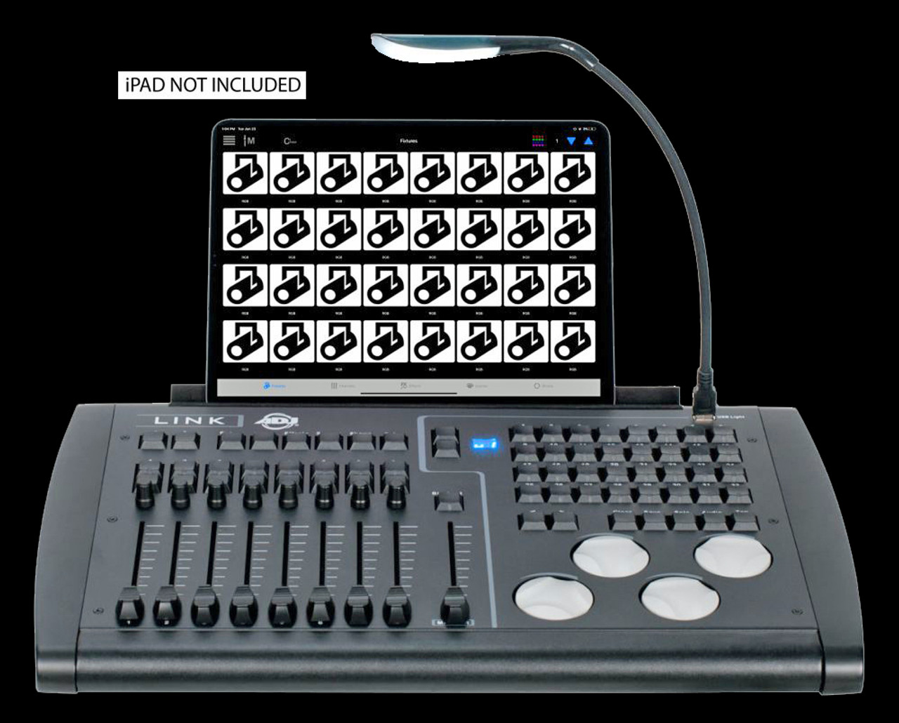 Link 4-Universe DMX Hardware Controller - Professional