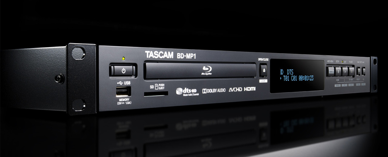 TASCAM BD-MP1 Professional-grade Blu-ray Player - Phantom Dynamics