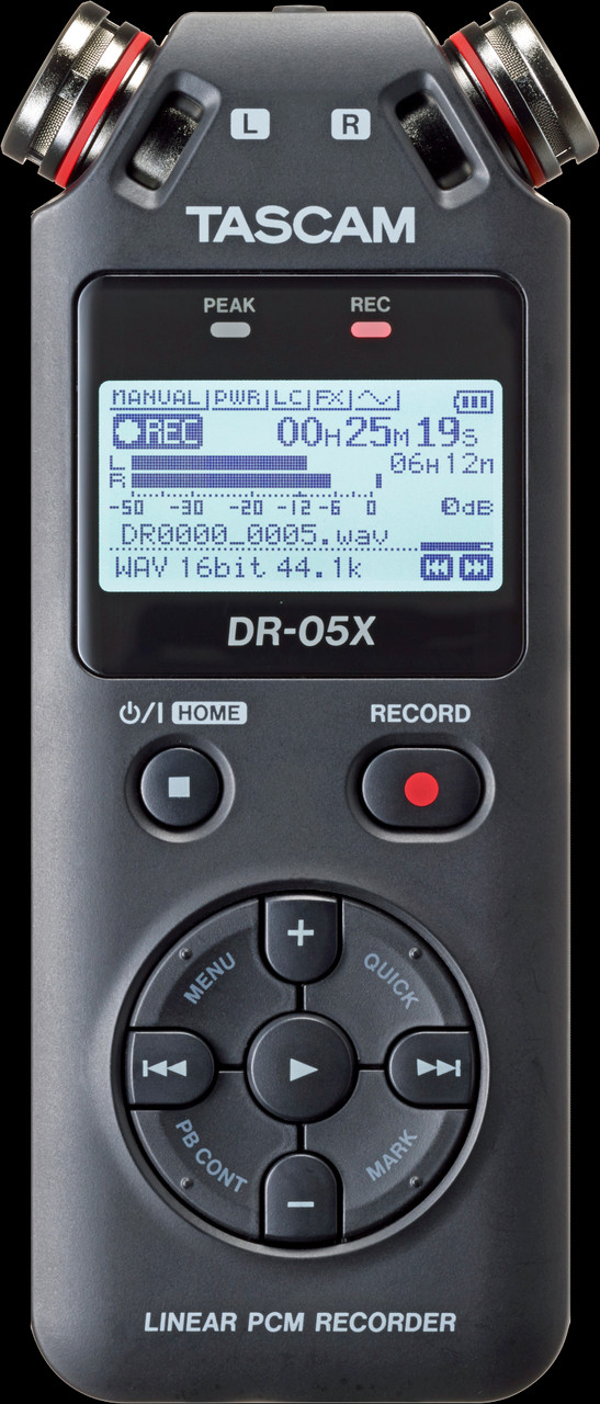 TASCAM DR-05X Stereo Handheld Digital Audio Recorder / USB Audio