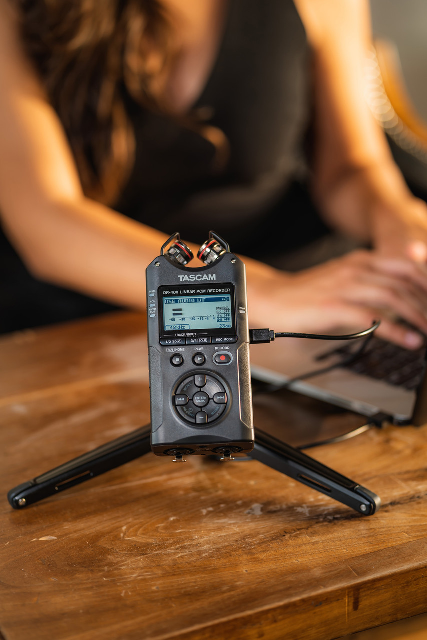 TASCAM DR-40X Four Track Digital Audio Recorder / USB Audio