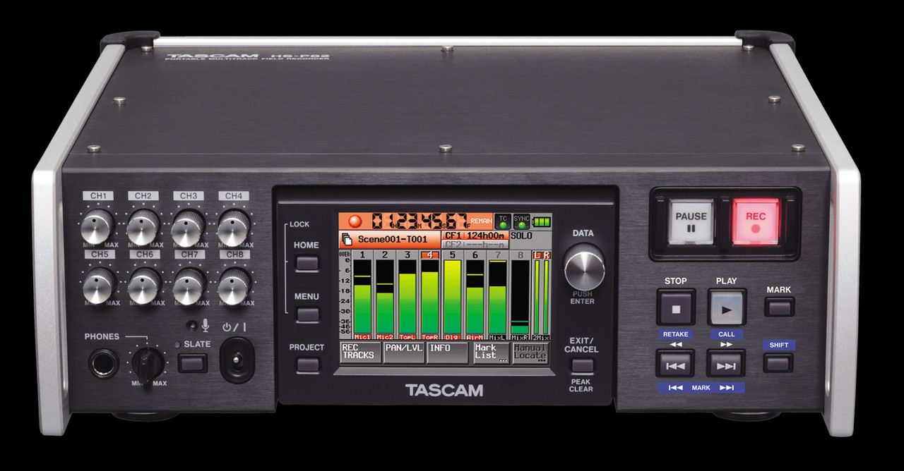 TASCAM HS-P82 8-Track Pro Field Recorder - Phantom Dynamics