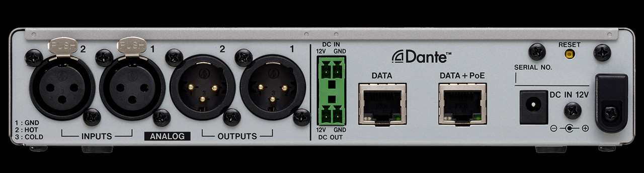 TASCAM MM-2D-X 2-Channel Mic/Line Input/Output Dante Converter w