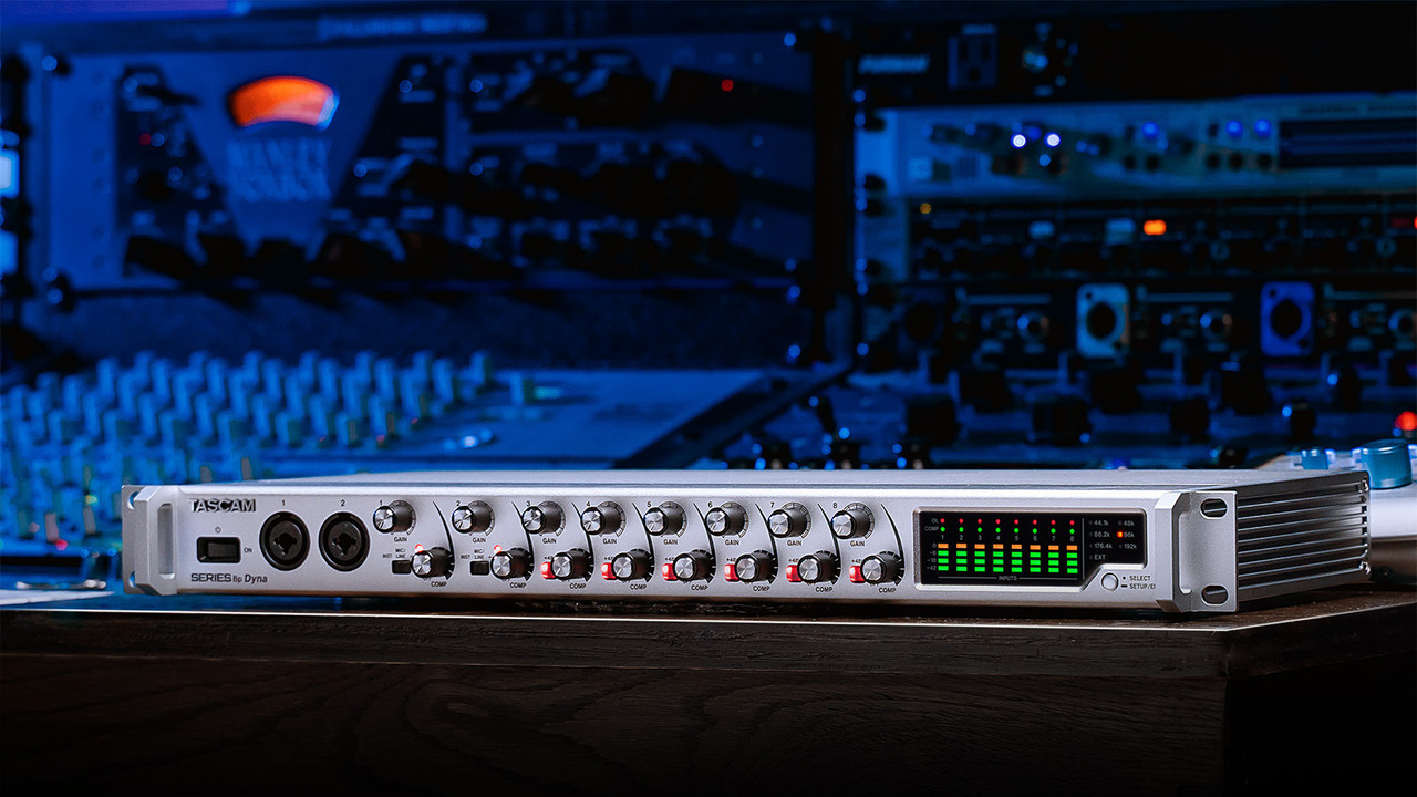 TASCAM SERIES 8p Dyna 8 Channel Mic Preamplifier w/ Analog