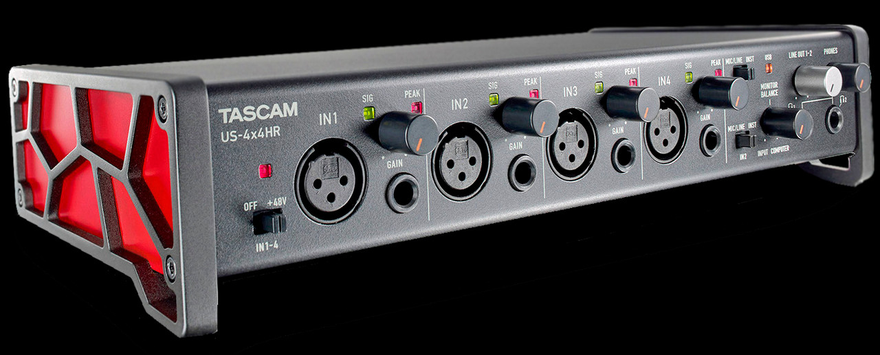 TASCAM US-4X4HR High Resolution Versatile USB Audio Interface