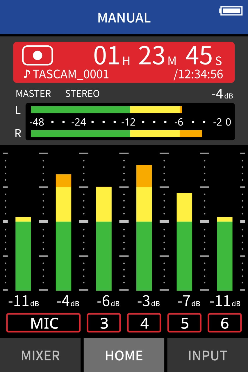 TASCAM Portacapture X8 High Resolution Adaptive Multi-Recorder - Phantom  Dynamics, Nightclub Lighting