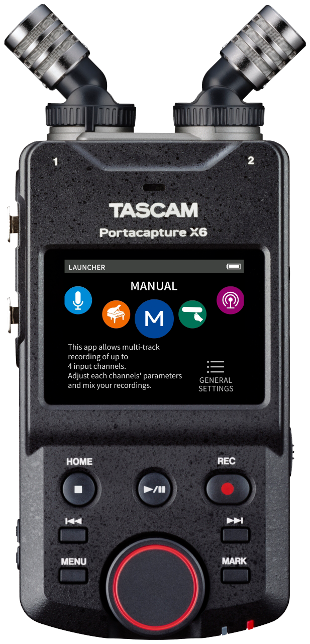 TASCAM Portacapture X6 High-res Multi-track Handheld Recorder - Phantom  Dynamics | Nightclub Lighting | Lasers u0026 Sound