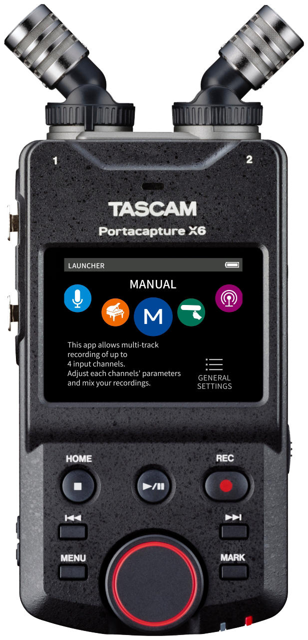 TASCAM Portacapture X6 High-res Multi-track Handheld Recorder - Phantom  Dynamics, Nightclub Lighting