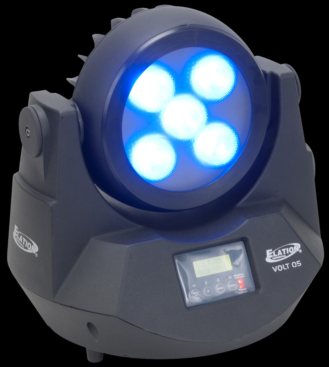 極上 モンステラ electro light A Elation VOLT Q5E Six Pack Battery Powered LED Moving Head Lights