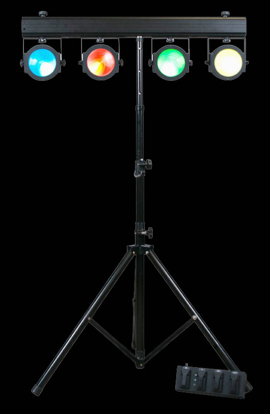 ADJ Dotz TPar System TRI LED RGB Par Can Light System - Phantom