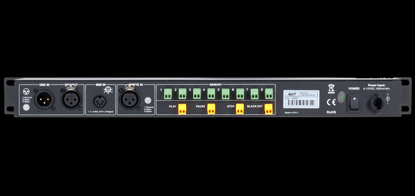 Elation DR PRO Rack Mount DMX-512 Recorder / Playback Device