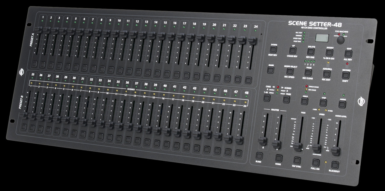 ADJ Scene Setter 48 DMX 48 Channel Dimming Console Phantom Dynamics