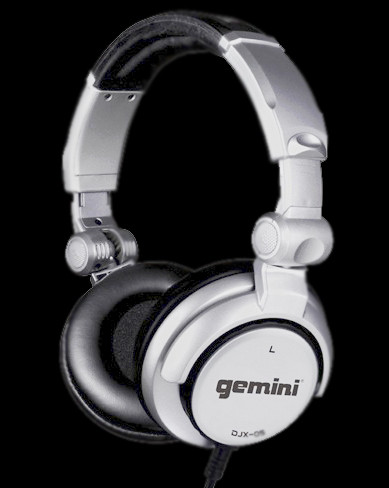 Gemini DJX-500 Professional Stereo DJ Studio Headphones - Phantom