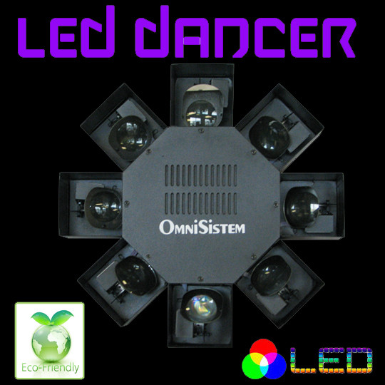 Omnisistem LED Dancer RGB Multi-beam Centerpiece DJ Light