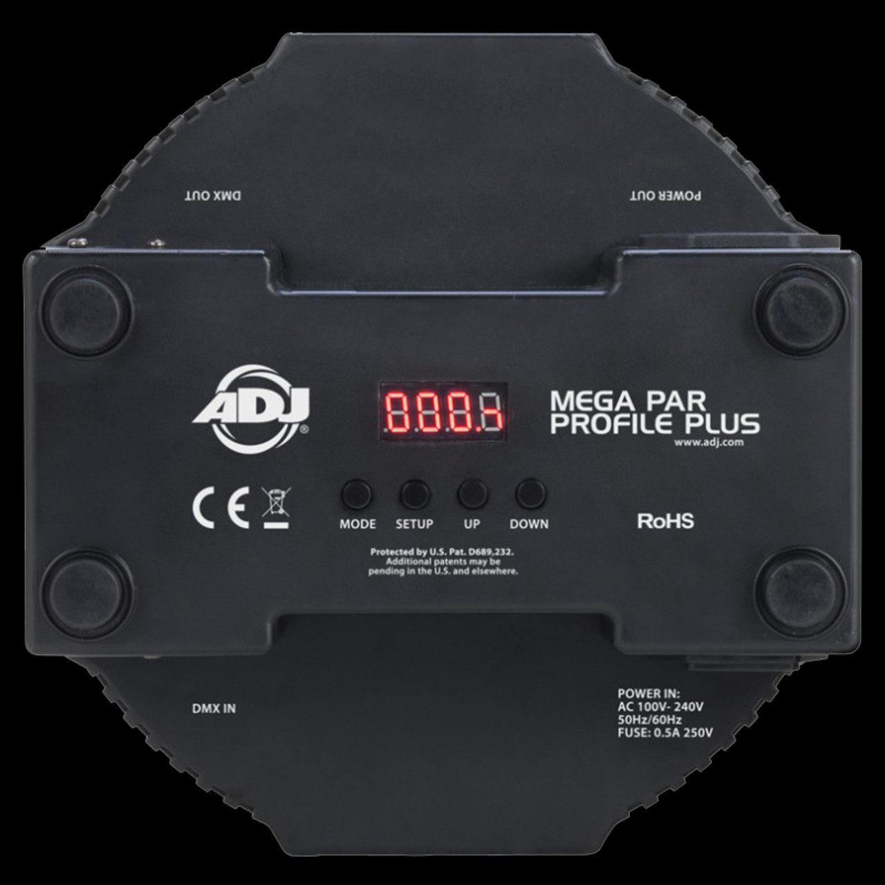 その他 MEGA PAR PROFILE PLUS ADJ Mega Par Profile Plus RGB+UV Color Mixing Slim Par Can