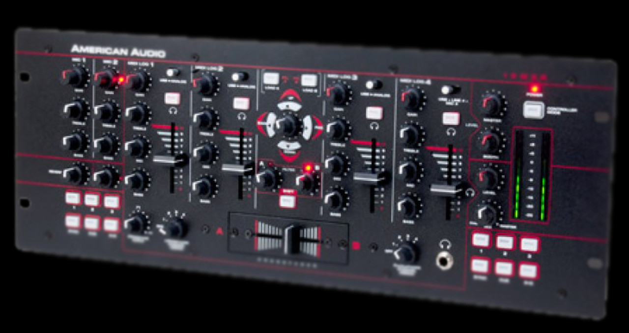 American Audio 19MXR 4-Channel MIDI DJ Audio Mixer