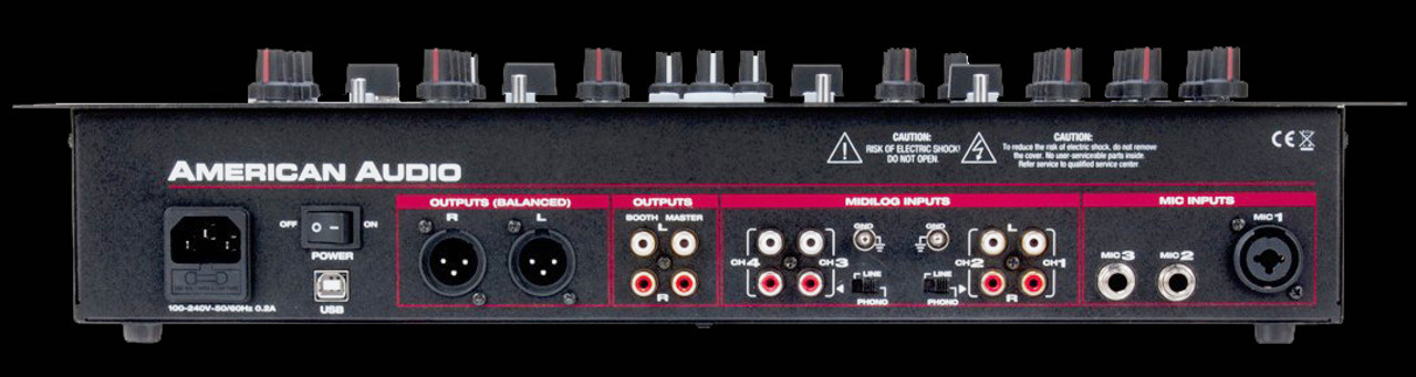 American Audio 19MXR 4-Channel MIDI DJ Audio Mixer