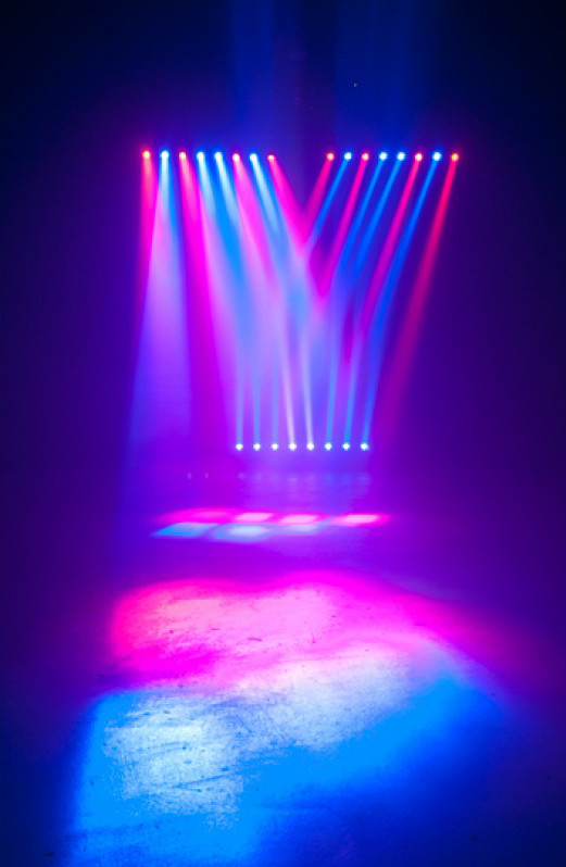 つ*ち様 照明機材　LED　Beam　Sweeper　✕２本 ADJ Sweeper Beam Quad LED 8-Zone RGBW LED Club Light - Phantom