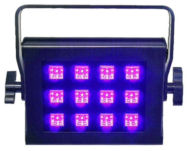 ADJ UV Flood 36 – 36W LED Blacklight Flood (DMX) for Stages, Clubs