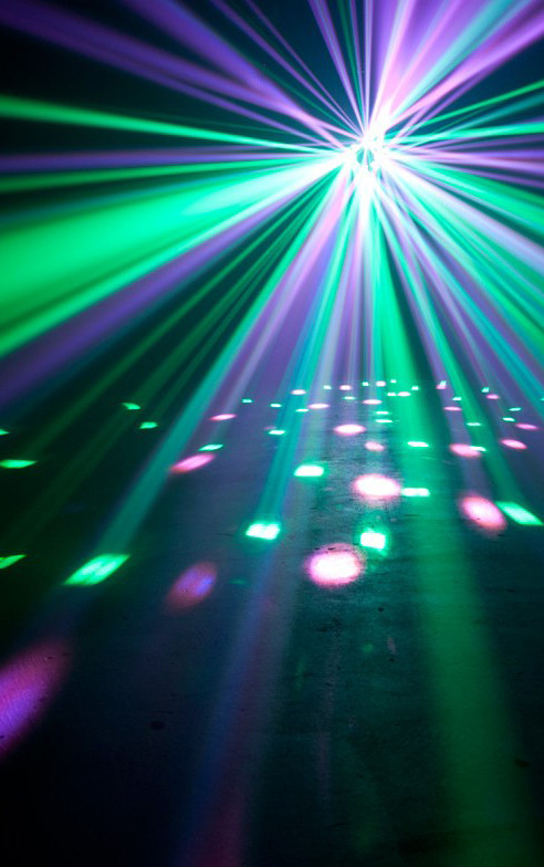 ADJ Stinger II HEX LED Moonflower w/ Laser + UV - Phantom Dynamics