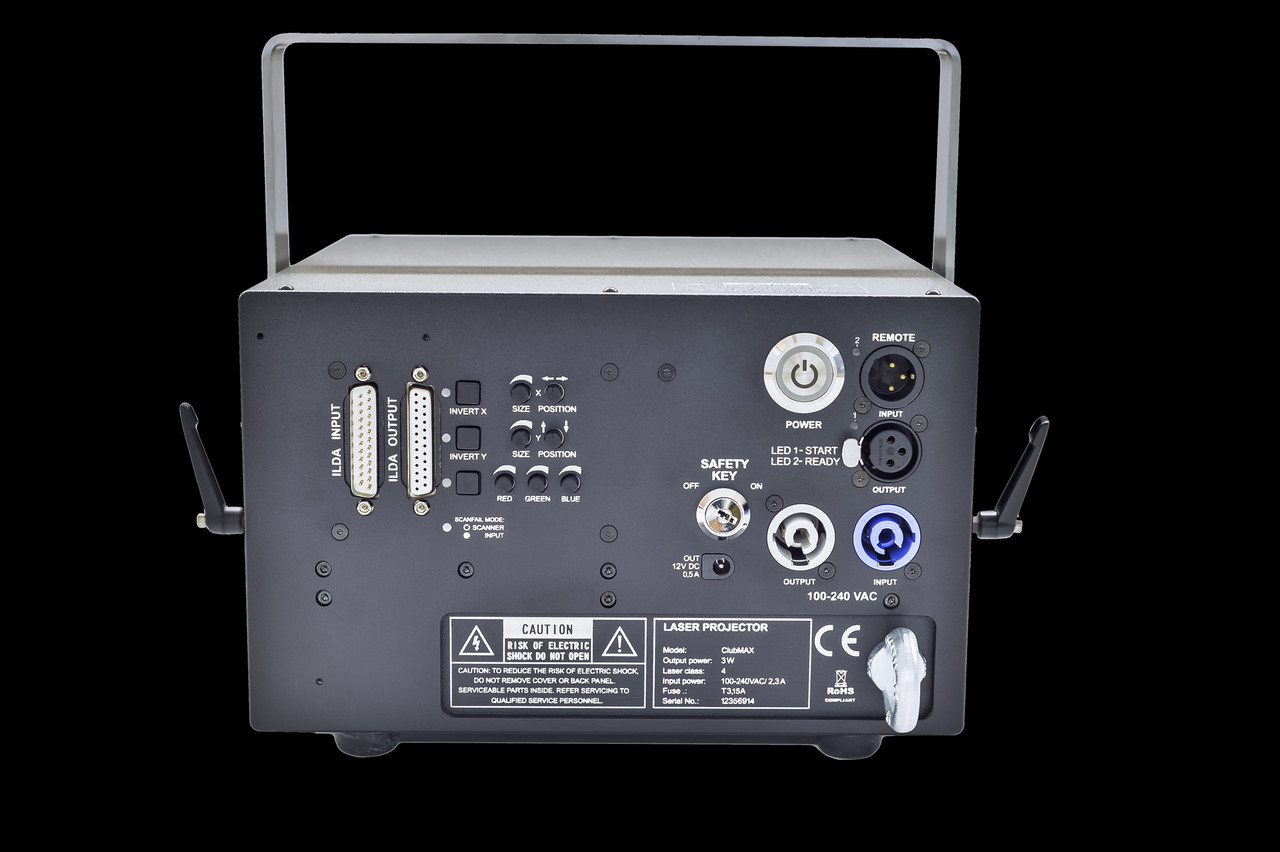 KVANT ClubMAX 6800 6.8W RGB Laser Light Show Projector - Phantom