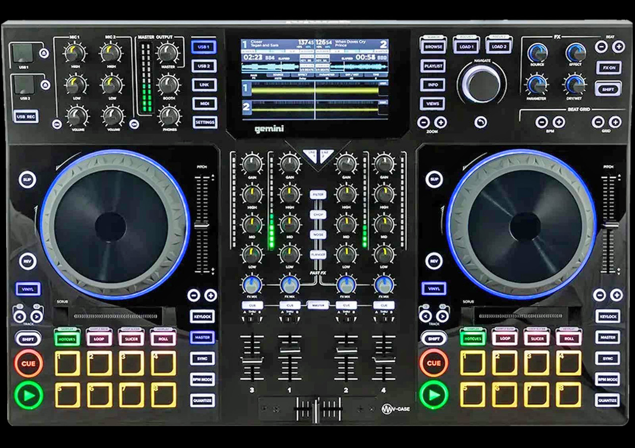Gemini SDJ-4000 Professional Dual Deck USB Media Player