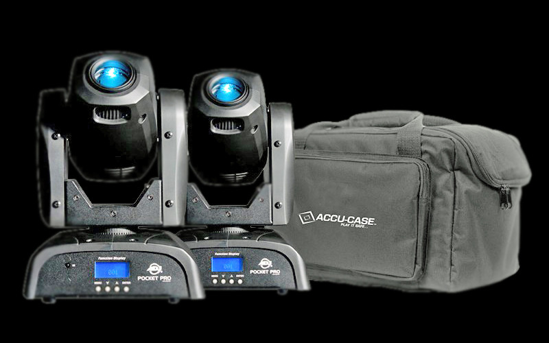 ADJ Pocket Pro Pak LED Compact Moving Head Package - Phantom