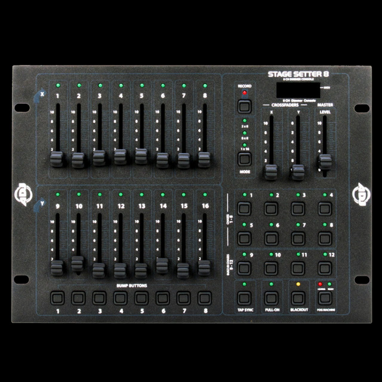 ADJ Stage Setter 8 DMX-512 / MIDI Compatible Lighting Control 