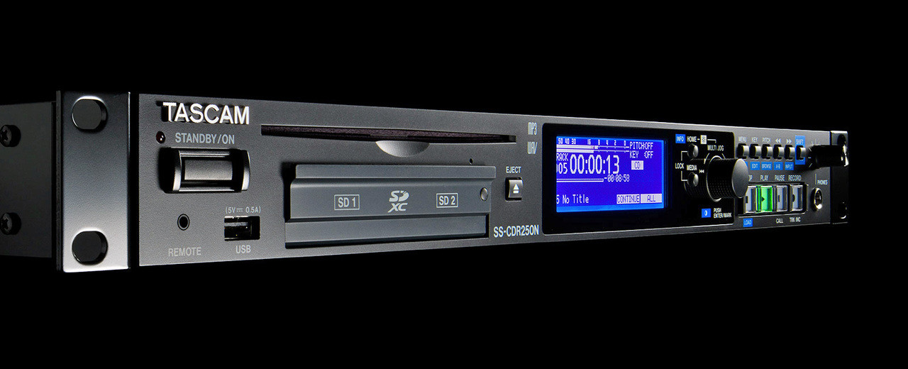 TASCAM SS-CDR250N Solid State / CD Recorder - Phantom Dynamics