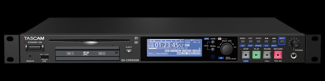 TASCAM SS-CDR250N Solid State / CD Recorder