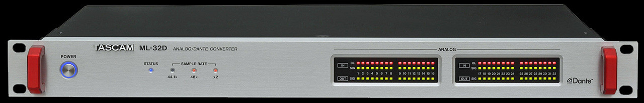 TASCAM 32-channel Analog/Dante Converter / ML-32D - Phantom