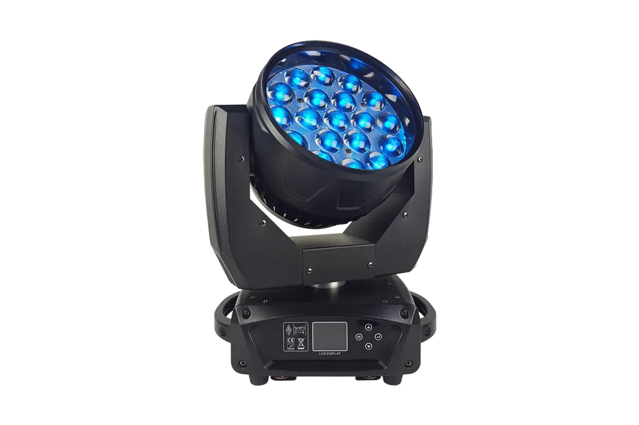 Flurry Z – RGBW Moving Head w/ 3-Zone LED Ring Effects