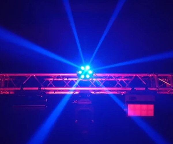 Blizzard Lighting Shoqwave X6 6-Head Moving Beam Light - Phantom