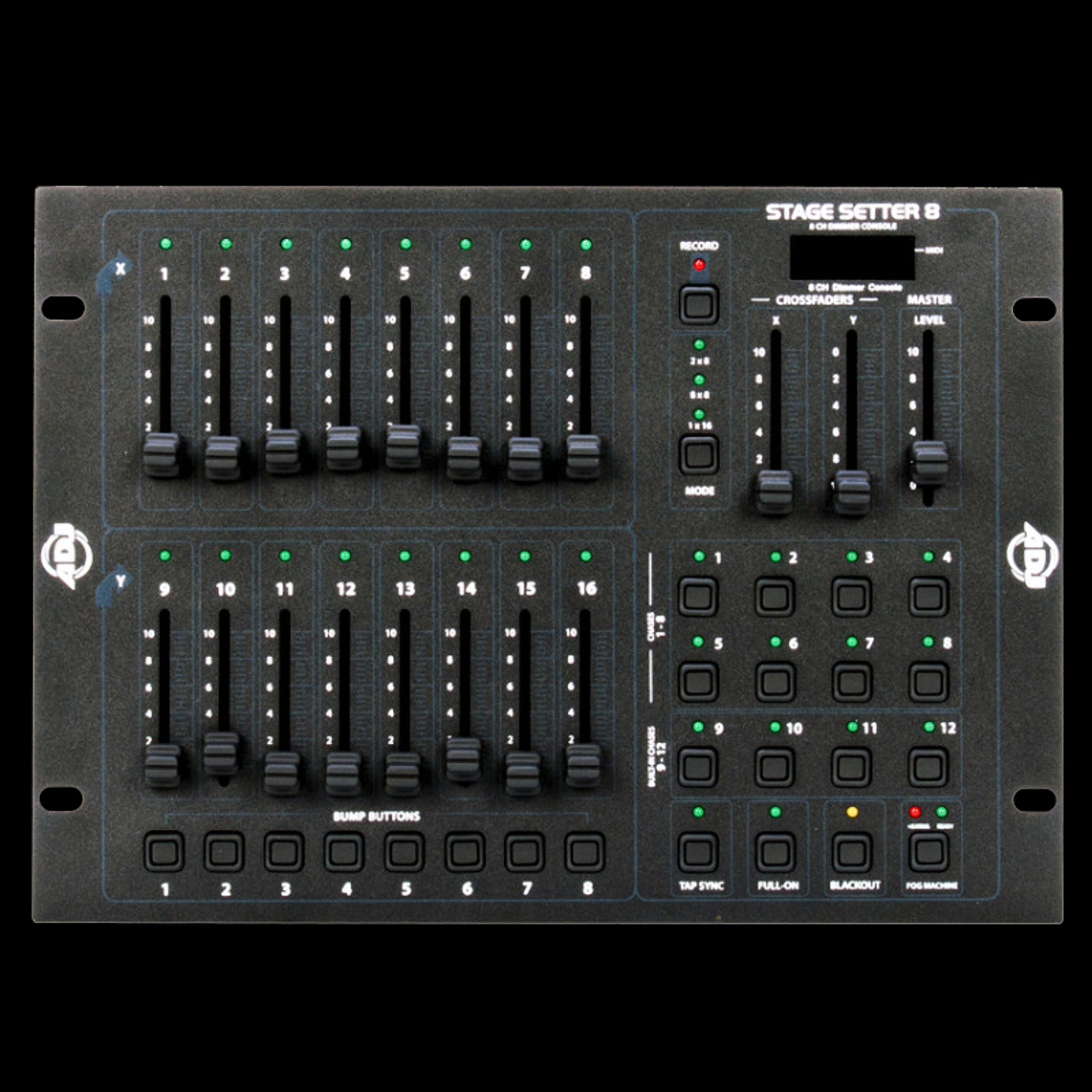 ADJ Stage Setter 8 DMX512 / MIDI Compatible Lighting Control Board