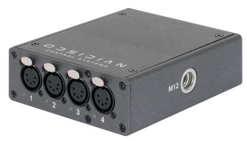 Obsidian Netron EP4 / 4 X 5 Pin XLR Port POE ArtNet Node / NRE023