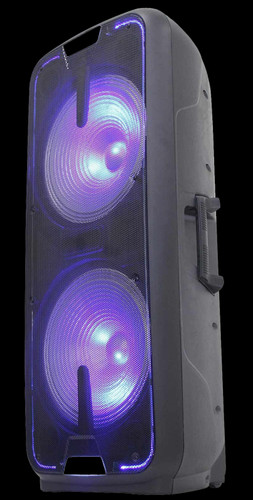 Gemini Dual 15" Dynamic Woofer LED Light / BT / Rechargeable / GSX-L2515BTB