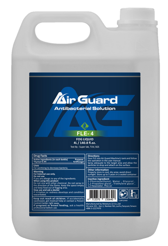 Air Guard Anti-Bacterial Solution / COVID 19 Zirucidal Active