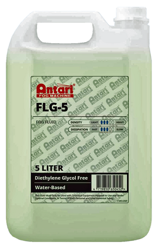 Antari FLG Heavy Fog Refill Fluid – Long Lasting Fog Machine Fluid