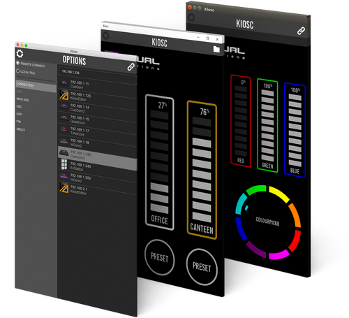 Visual Productions Kiosc Touch Wall-mount Touch Screen w/ Customizable GUI
