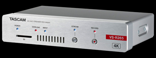 TASCAM VS-R265 4K / UHD AV Over IP Streaming Encoder / Decoder