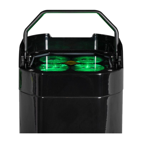 ADJ Mirage Q6 Pak Black Battery Powered Event Up Lighting System / IP65 Outdoor Rated