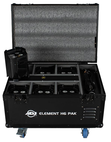Element H6 Pak – Portable IP54 Uplighting Kit + Charging Case