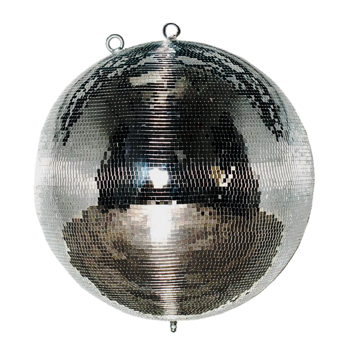 30-Inch Mirror Ball w/ Real Glass Tiles for Stunning Light Reflections