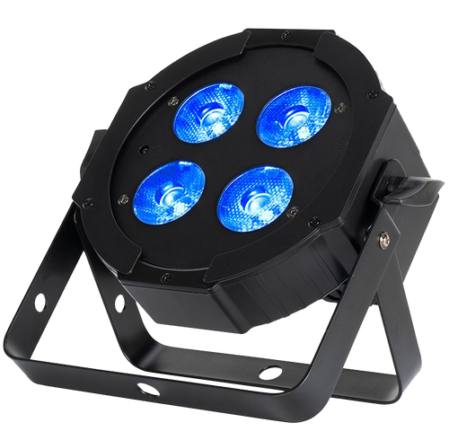 Mega Flat Hex L PAK4 – Compact LED Par Kit with Wireless Remote & Carry Case